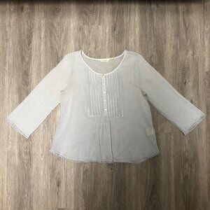 Denim and Supply by Ralph Lauren Peasant Top Shirt Women's Size Medium Prairie